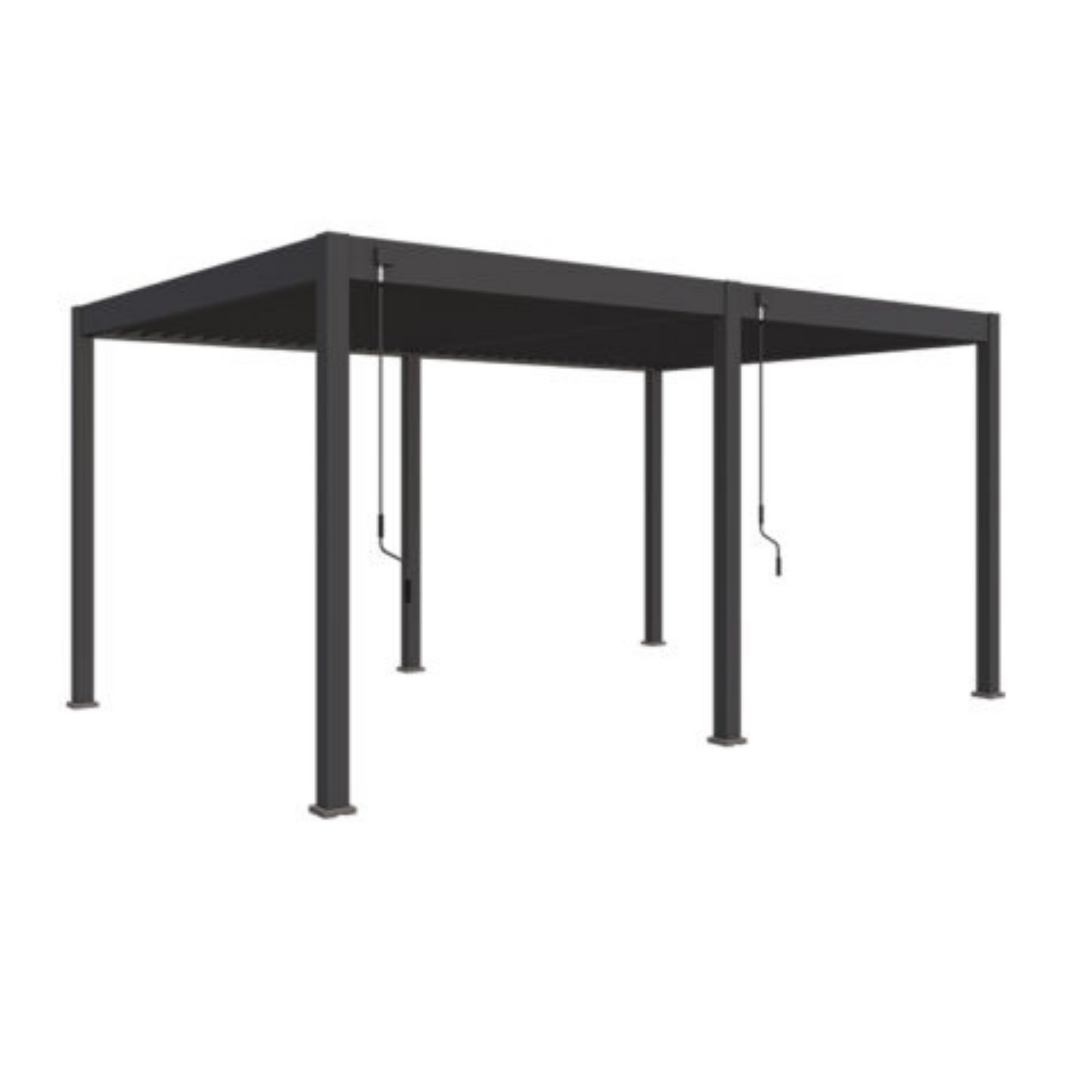 Orion overkapping – 3,6 x 5,3 meter – antraciet