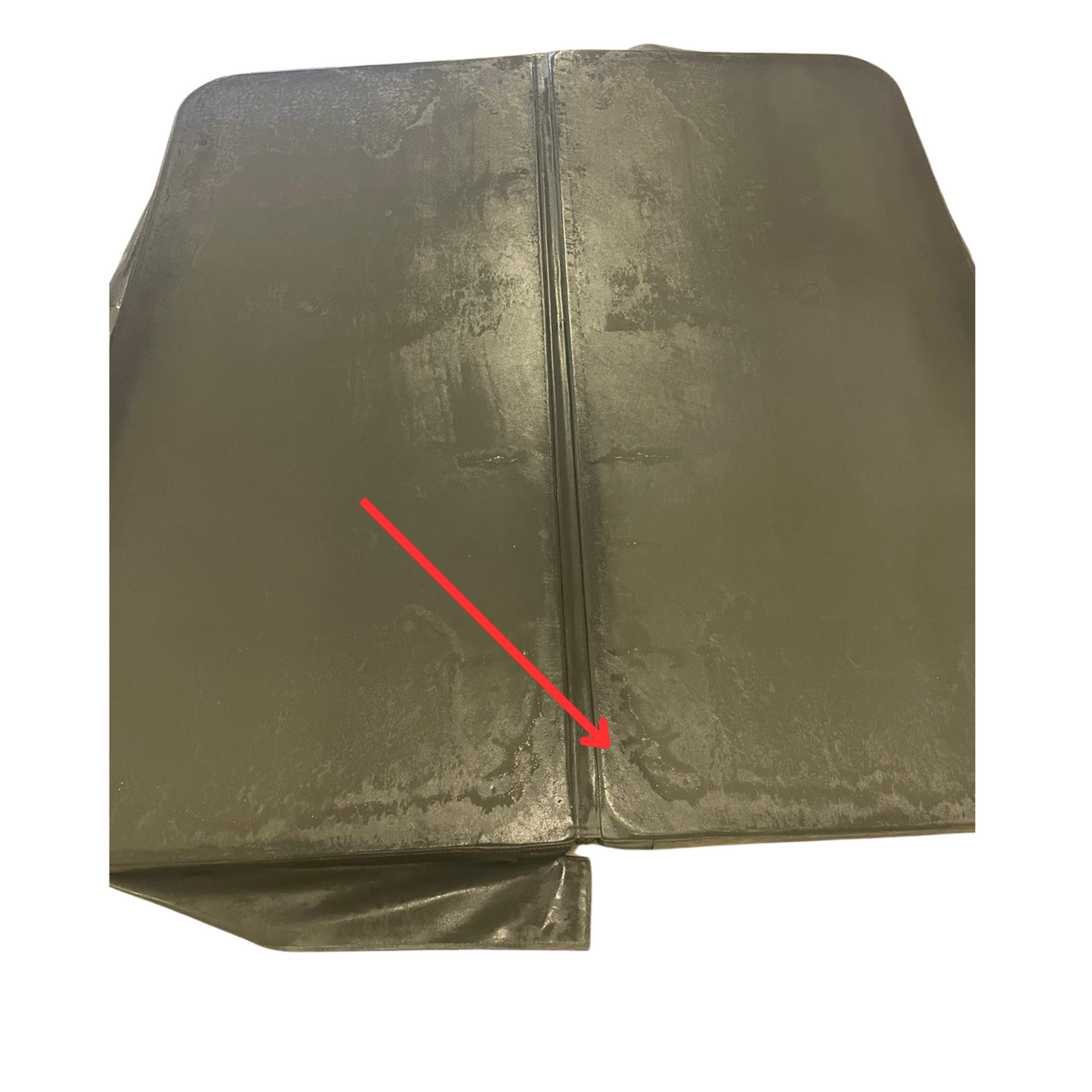 Outlet - Cover voor Jacuzzi 215*215 - Charcoal - verkleuring en verduring van flappen - NR9
