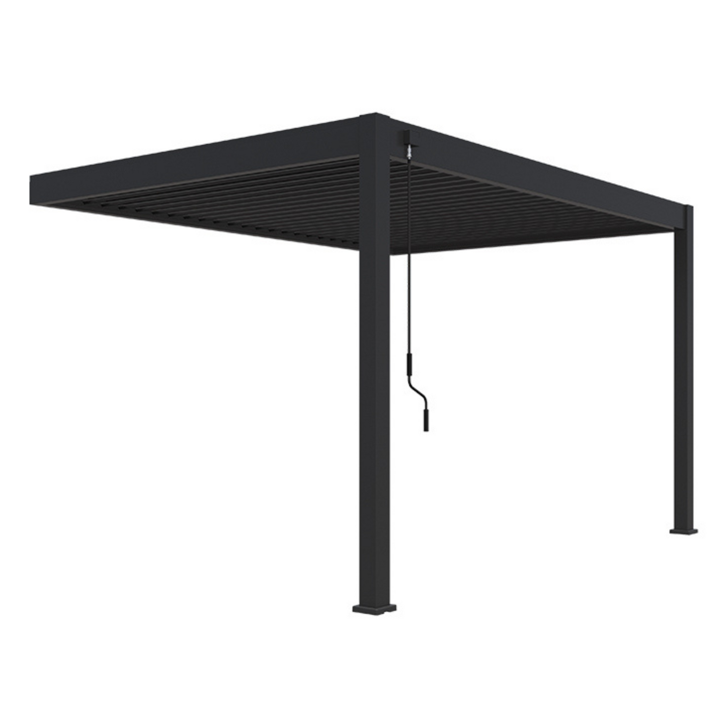Orion wand overkapping – 3 x 4 meter – antraciet