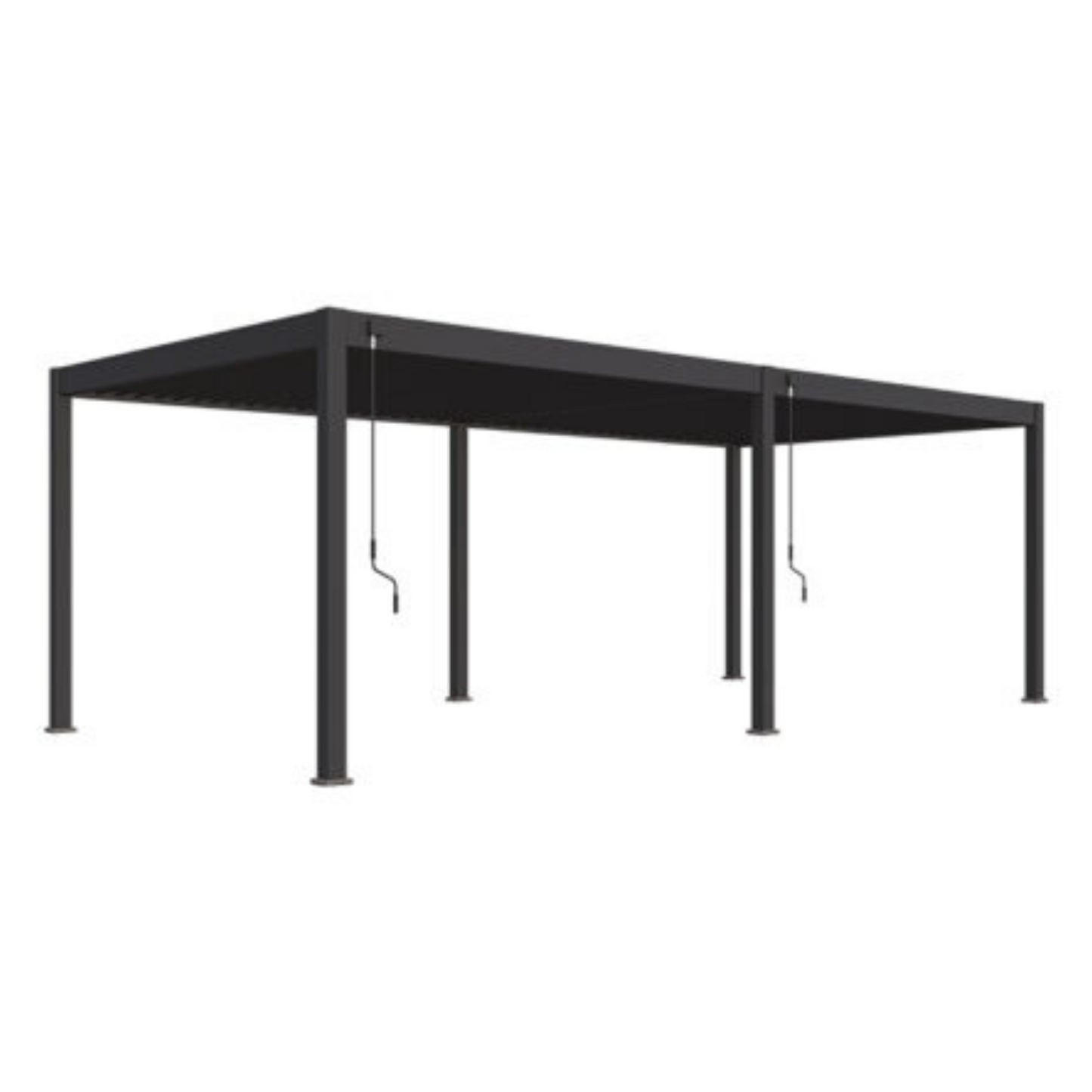 Orion overkapping – 3.6 x 7.2 meter – antraciet