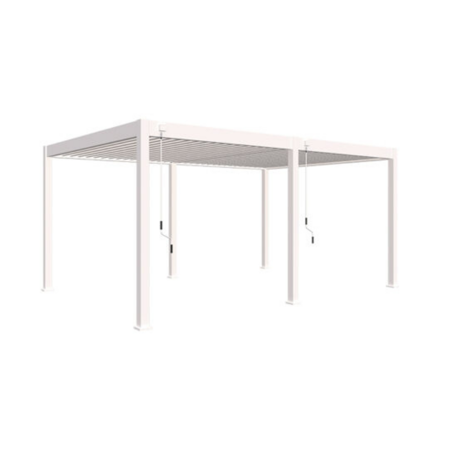Orion overkapping – 3,6 x 5,3 meter – wit