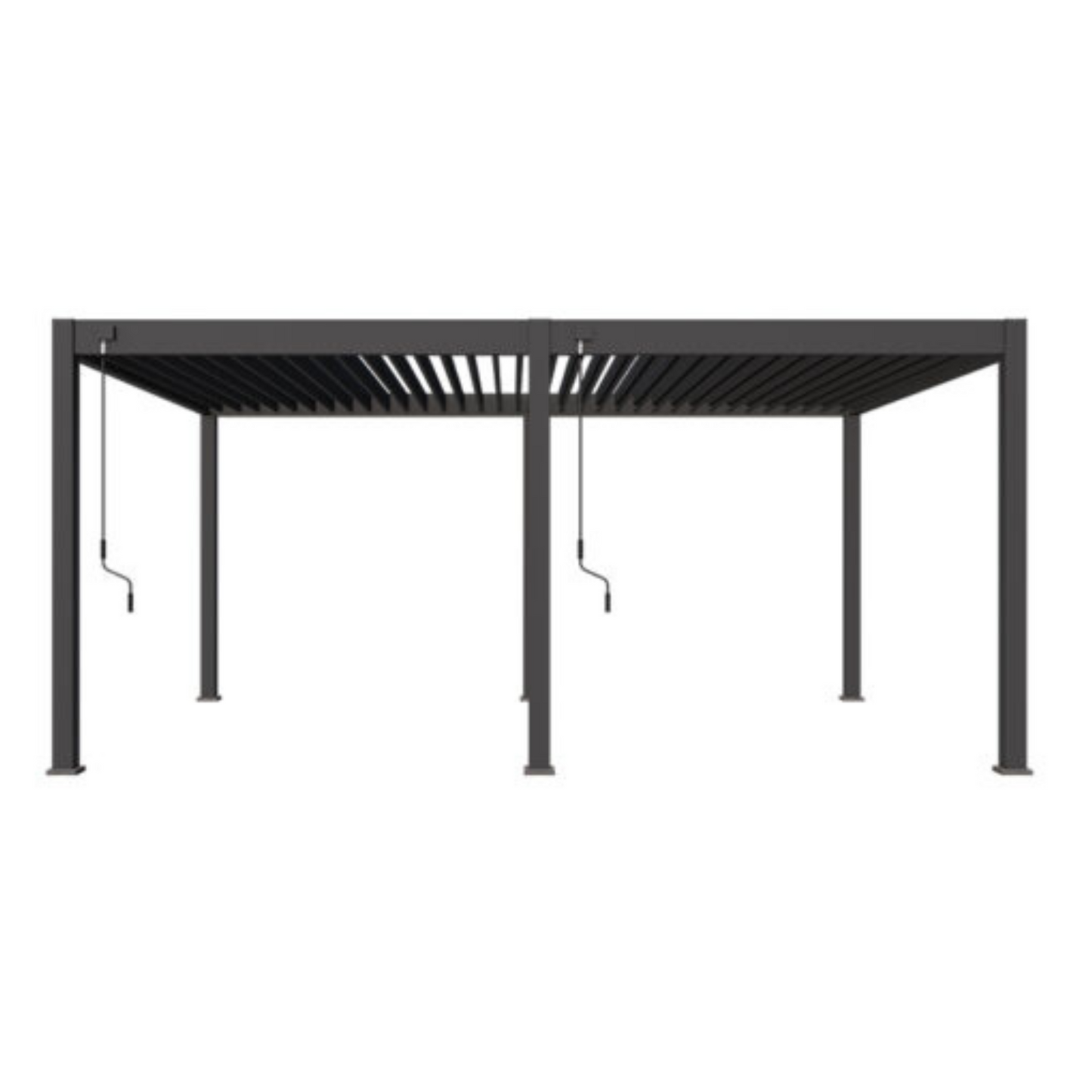 Horizon overkapping – 4 x 6 meter – antraciet