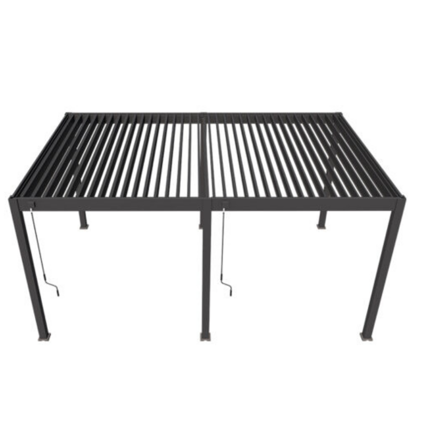 Horizon overkapping – 4 x 6 meter – antraciet