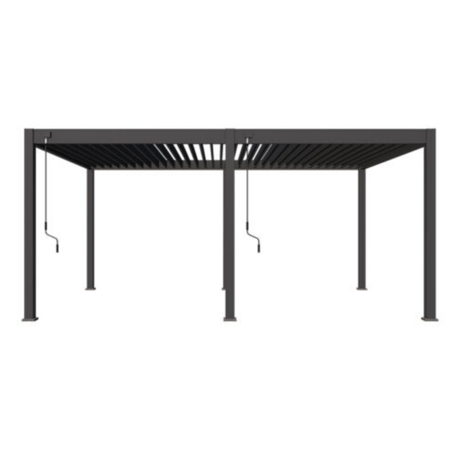 Orion overkapping – 3,6 x 5,3 meter – antraciet