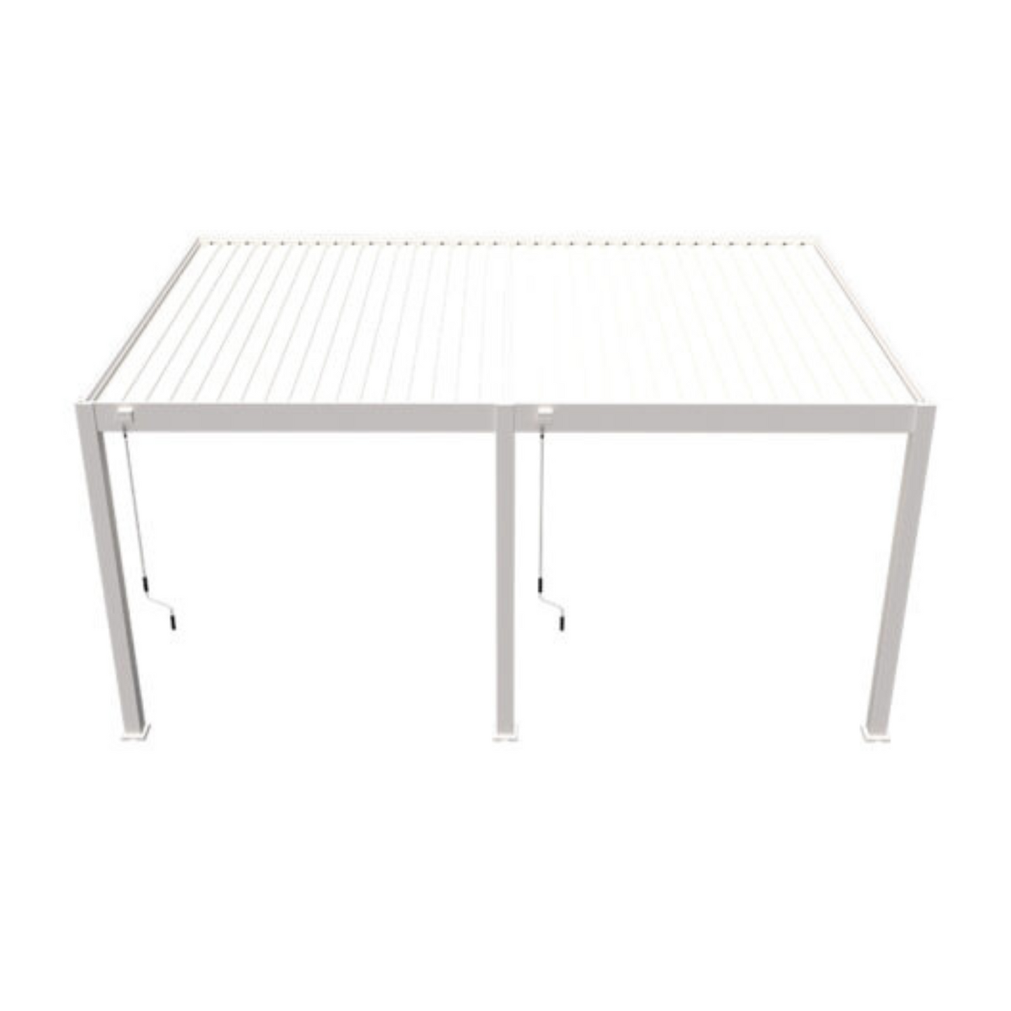 Orion wand overkapping – 3,6 x 5,3 meter – wit