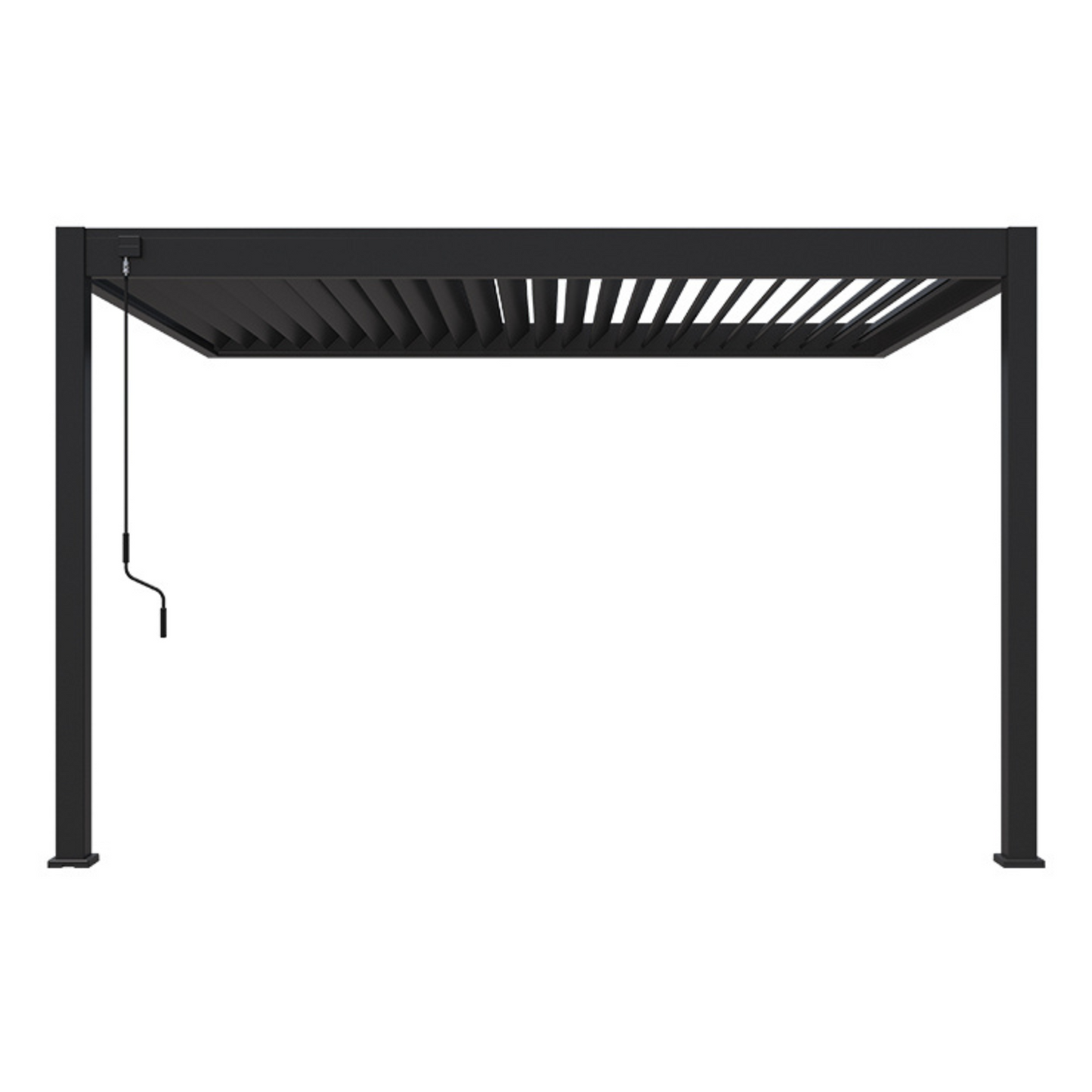 Orion wand overkapping – 3 x 4 meter – antraciet