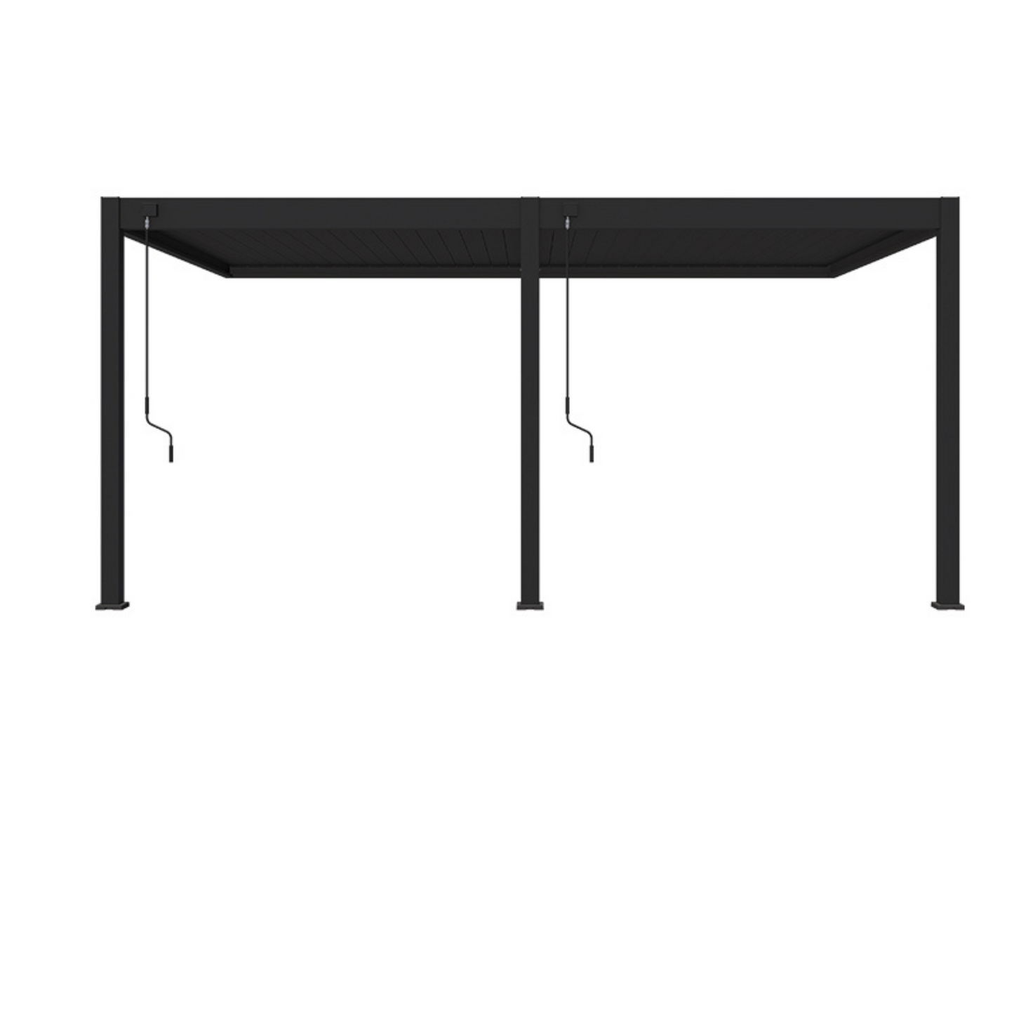 Orion wand overkapping – 3,6 x 5,3 meter – antraciet