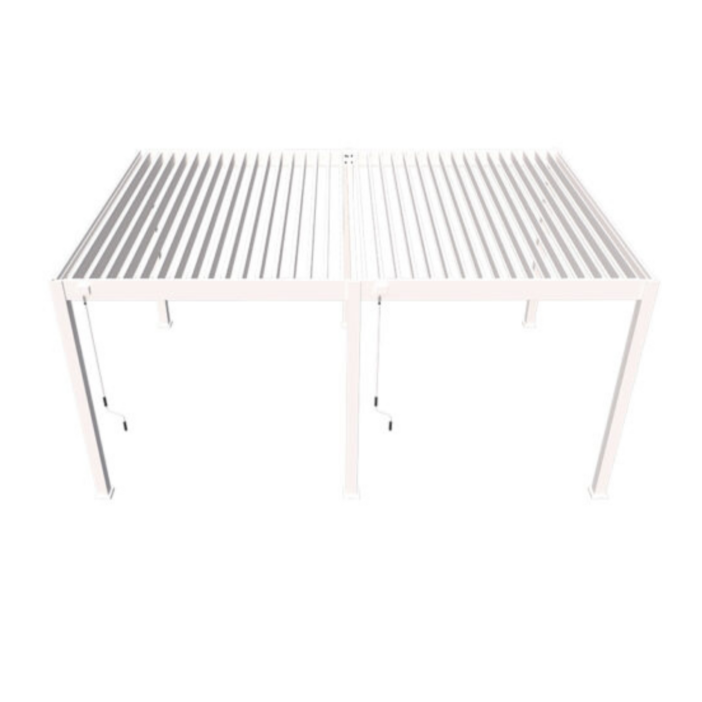 Orion overkapping – 3,6 x 5,3 meter – wit