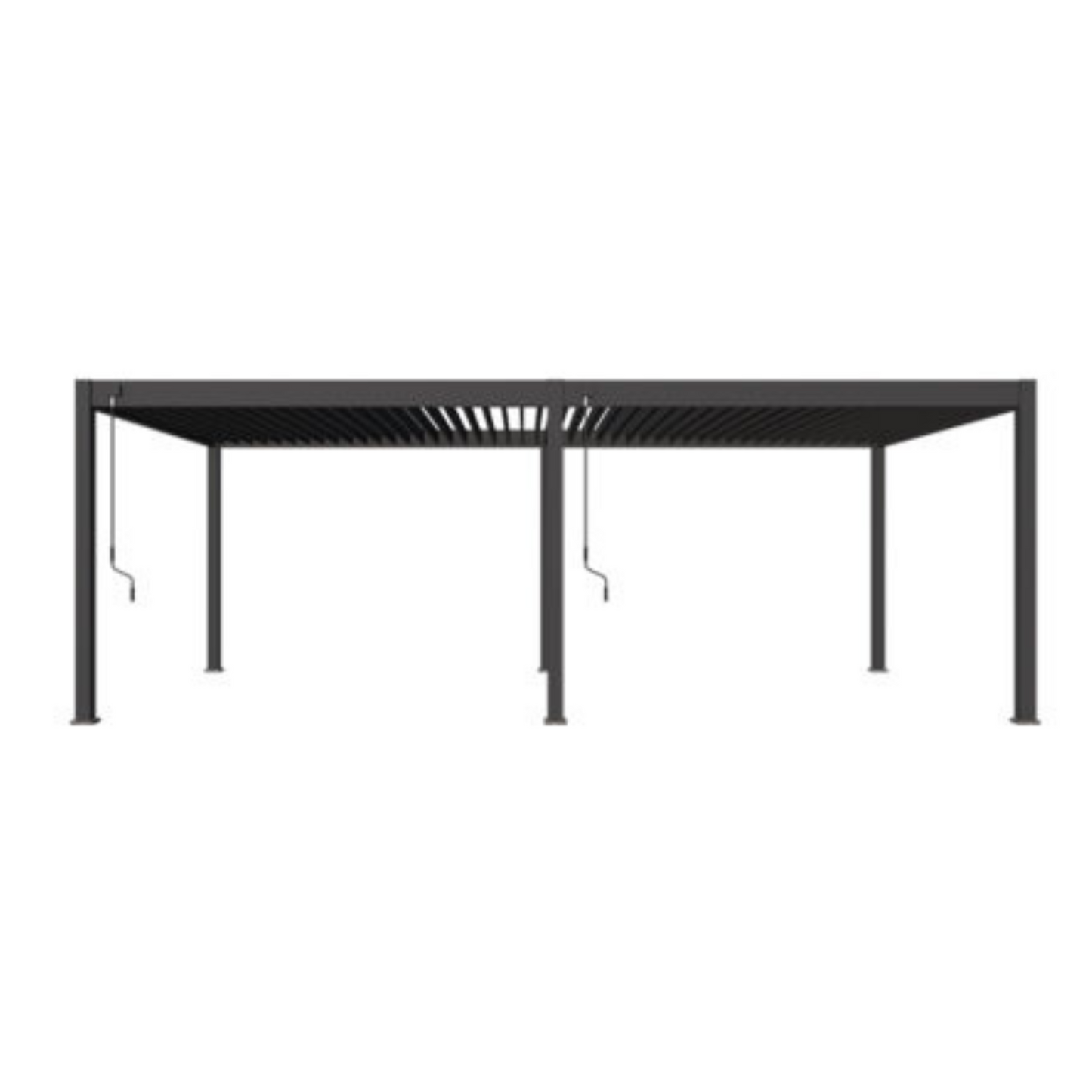 Orion overkapping – 3.6 x 7.2 meter – antraciet