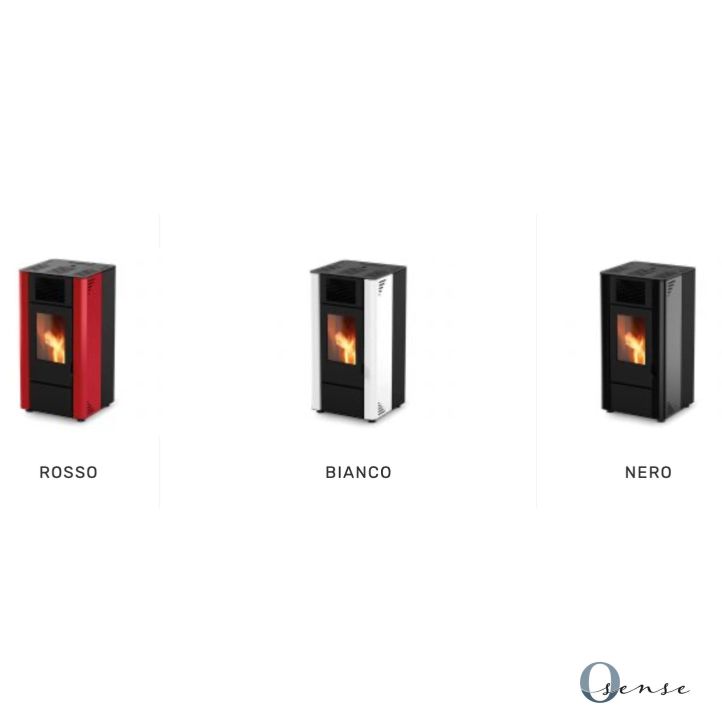 Showroommodel Pelletkachel Green Puros Giove - Zwart - 8KW - Prijs incl 21% BTW