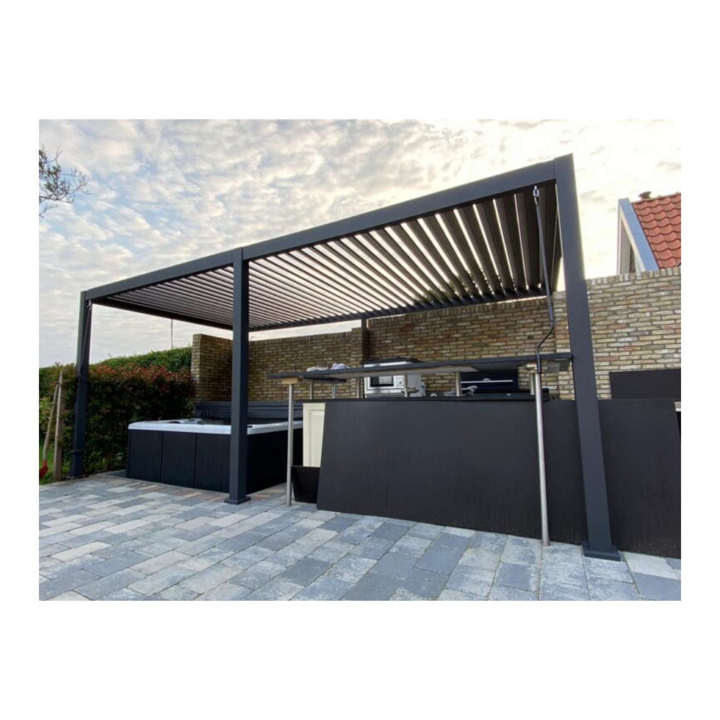 Overkappingen -Mirador – 3 x 6 meter – antraciet – Mirador