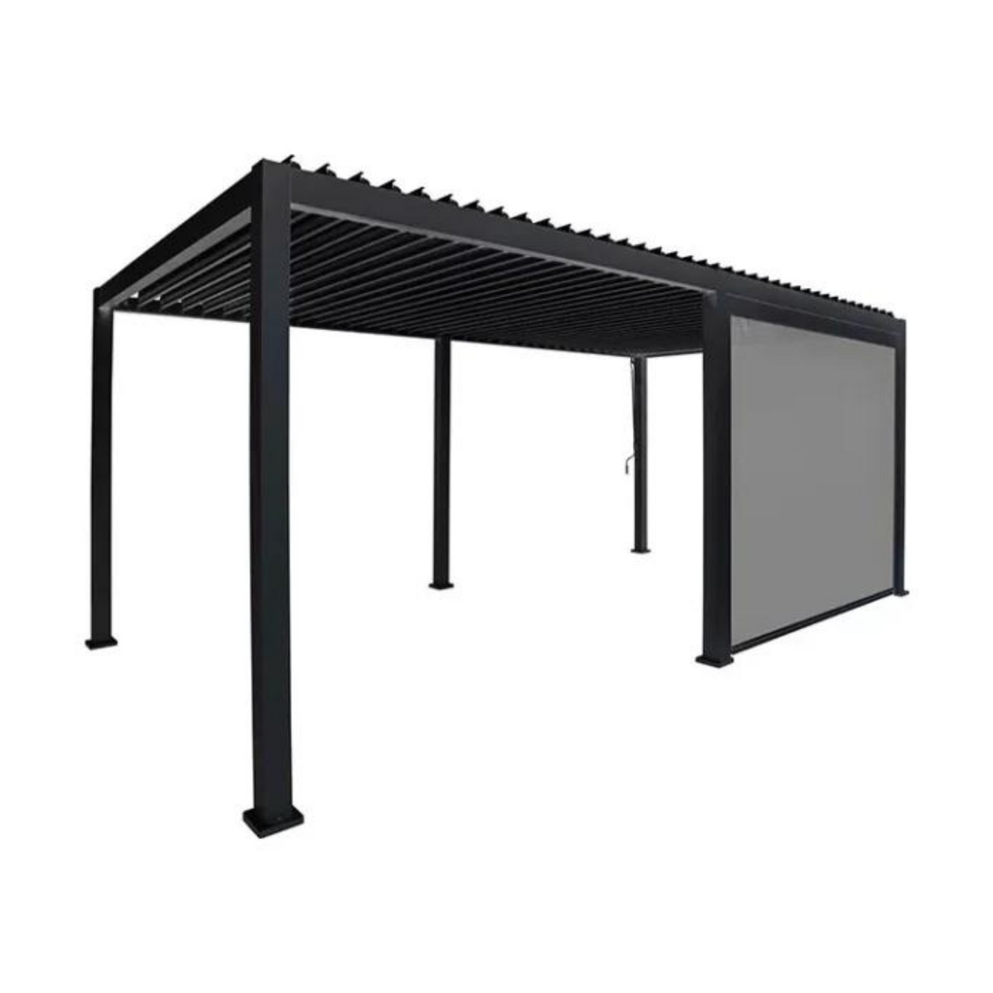 Screens - Pull down zijscherm antraciet -360 cm- Mirador