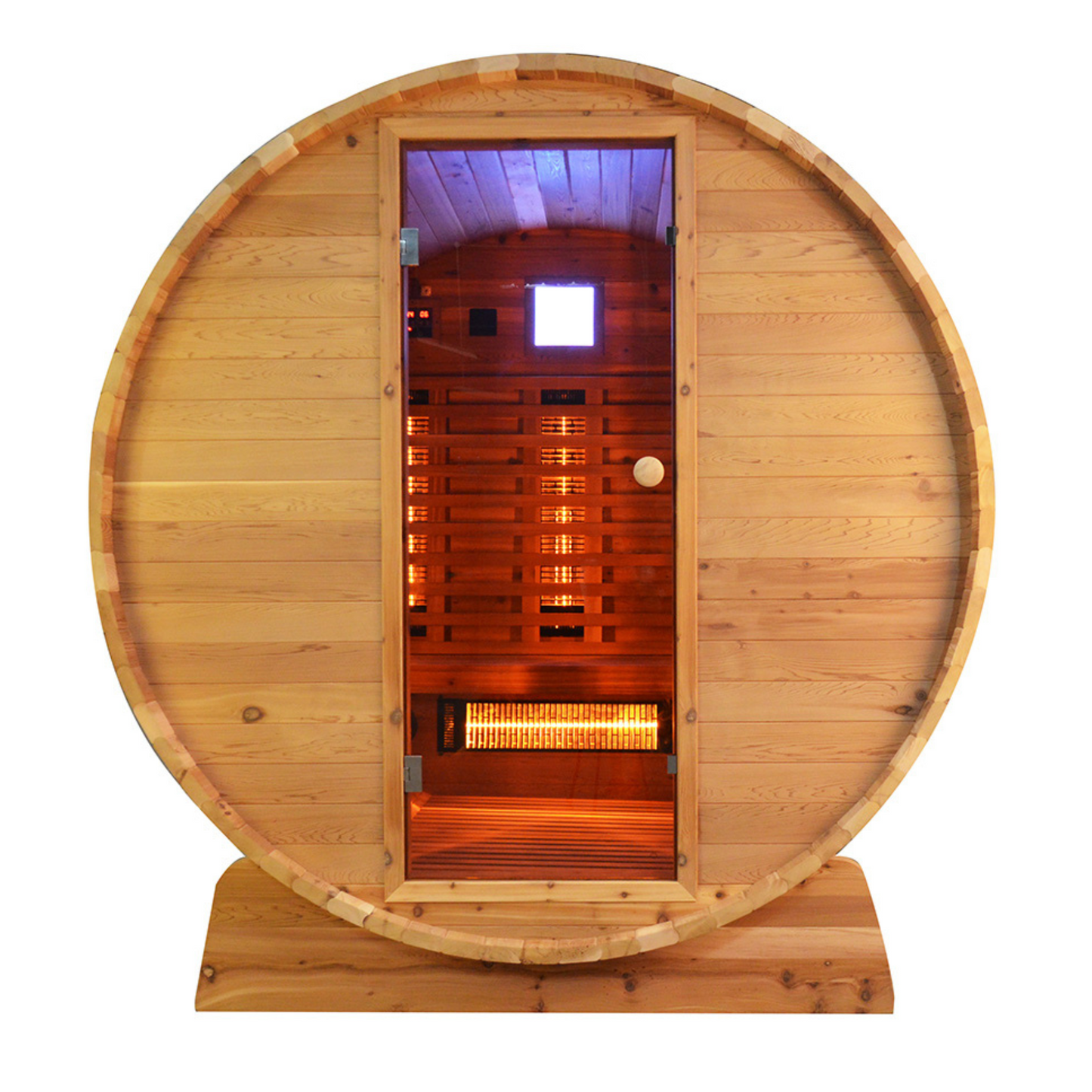 infrarood sauna - Barrel sauna Knotty