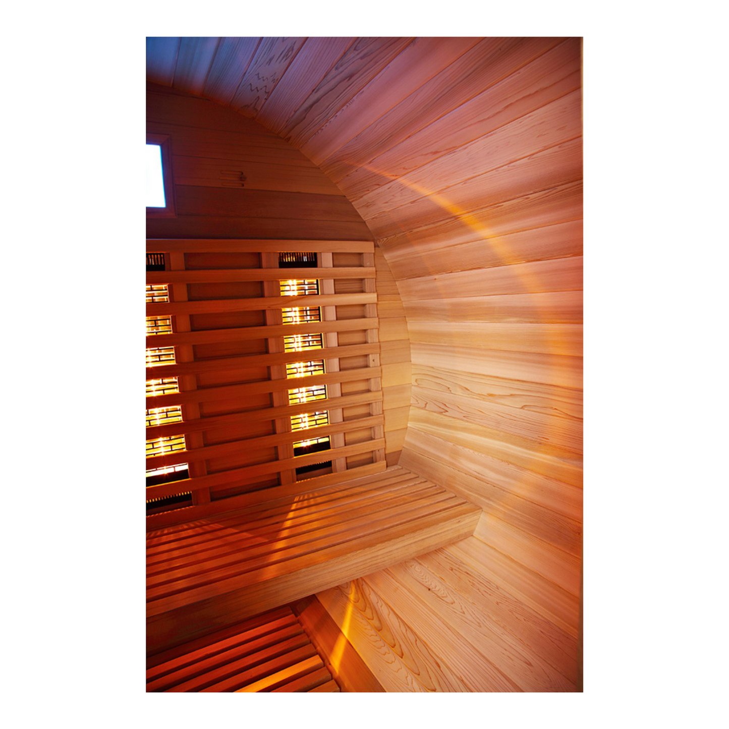 infrarood sauna - Barrel sauna Knotty