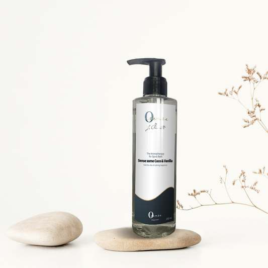 The Aromatherapy for Spa & Bath - Sense some Coco & Vanilla. Feel the vibe of calming happiness.